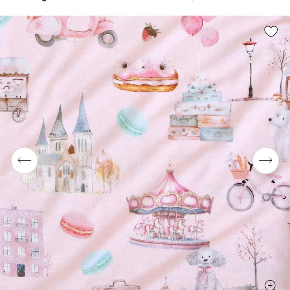 Posh Peanut Paris Pink Eiffel Tower Lovey